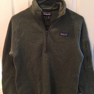 Patagonia pullover - dark green ladies medium